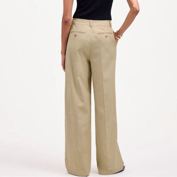 Madewell vintage khaki The Harlow Wide-Leg Pant in Drapey Twill - Picture 3 of 5